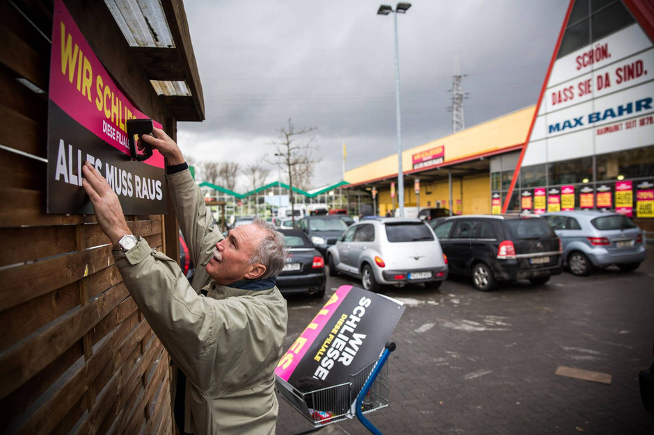 Bild zu Schließung der Max Bahr Baumärkte Abverkauf vor dem Neubeginn