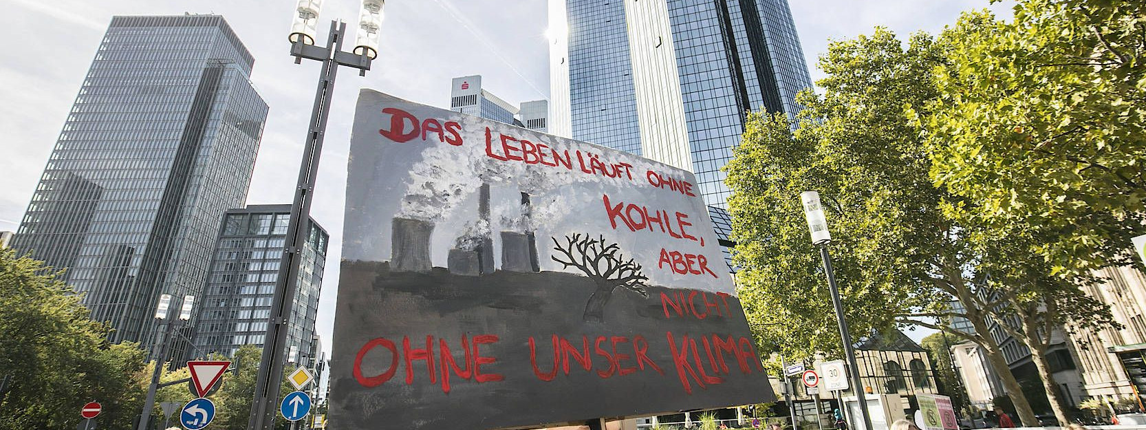 Klimaschutz geht nur mit den Banken Klimaschutz geht nur mit den Banken