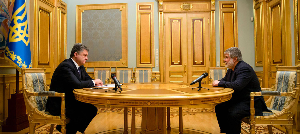Pedro Poroschenko (links) und Ihor Kolomojskij