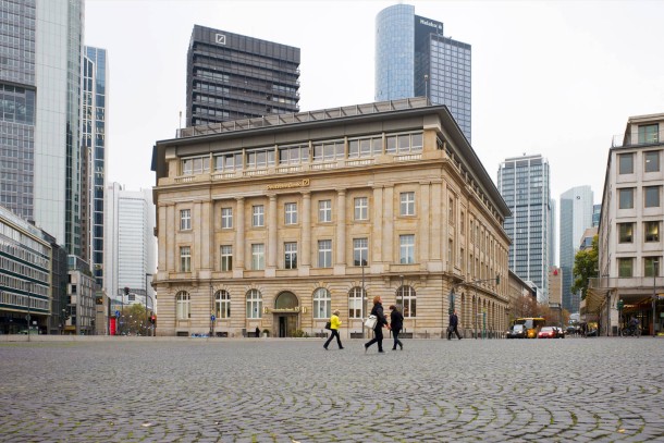 Deutsche Bank Areal Frankfurt Turme Und Dachgarten