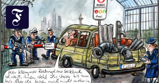 Eine Woche Umweltzone in Frankfurt Jedes fünfte Auto noch ohne