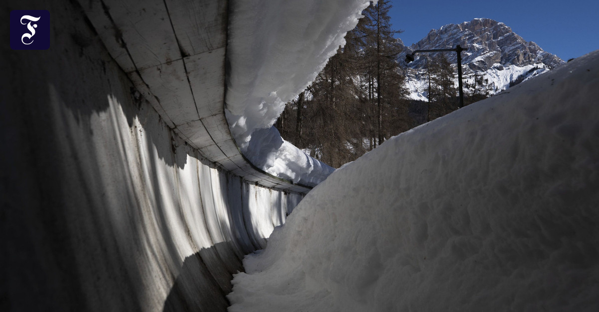  Bobbahn für Olympia 2026 in Cortina: Vorsicht, Blitzeis! Motiv 