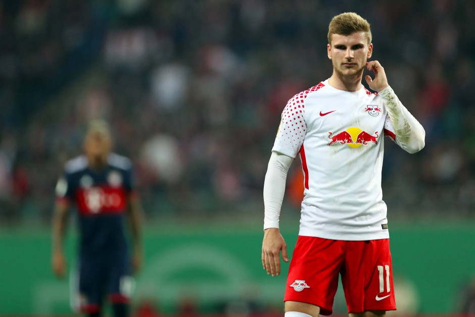 Bilderstrecke zu: Timo Werner verschießt Elfer bei Leipzig - Bayern im
