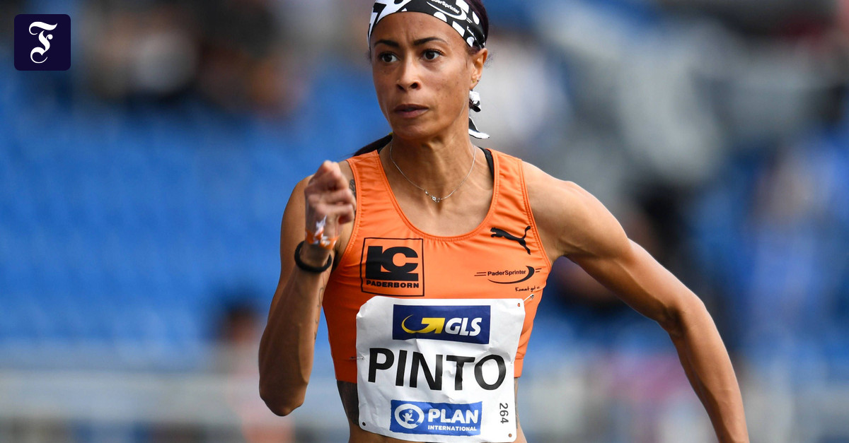 Leichtathletik Pinto sprintet an die Spitze