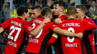 Die Freude ist groß über den Heim-Erfolg des SC Freiburg in der Bundesliga.