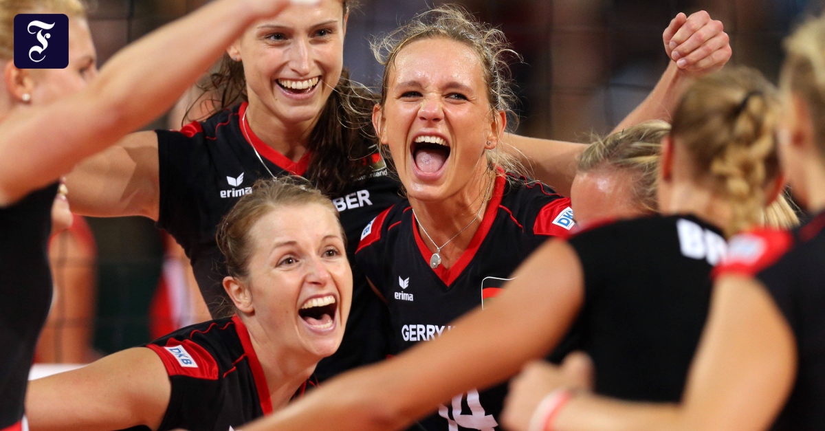 VolleyballEM Deutsche Frauen im Halbfinale Mehr Sport FAZ