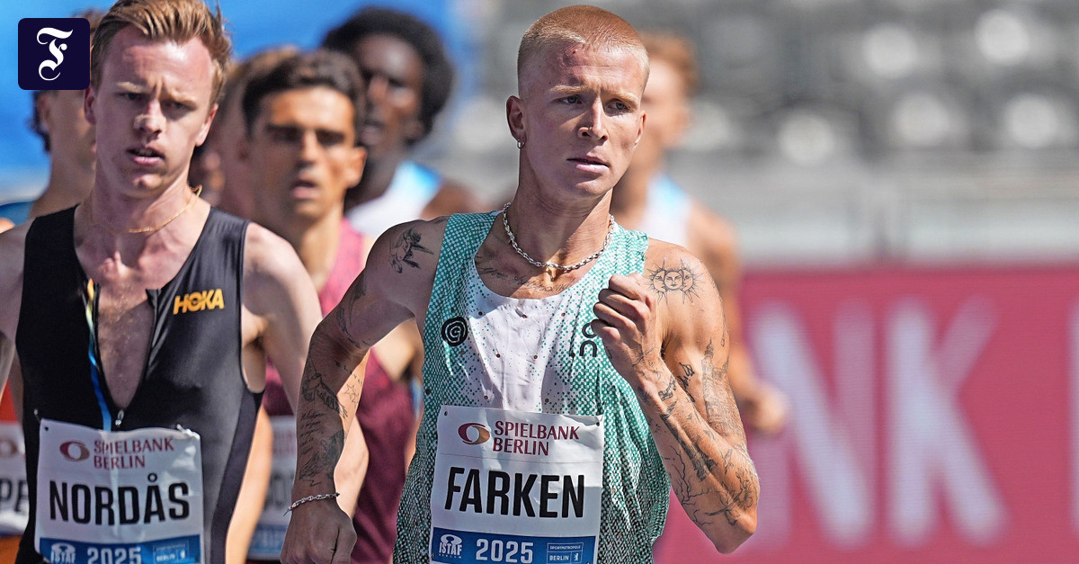 Athlete Robert Farken and the extra mile for success at the ISTAF in ...