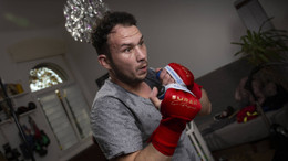 Er boxt, um meistens zu verlieren: Mazen Girke ist als Aufbaugegner unterwegs.