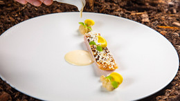 Servierbereit: Fischgericht aus dem Restaurant „Esszimmer“.