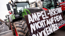 Mehrere Hundert Traktoren auf Bauern-Demo in Berlin