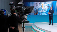 Siemens-Chef Roland Busch während der virtuellen Hauptversammlung des Konzerns 2022 Siemens-Chef Roland Busch während der virtuellen Hauptversammlung des Konzerns 2022