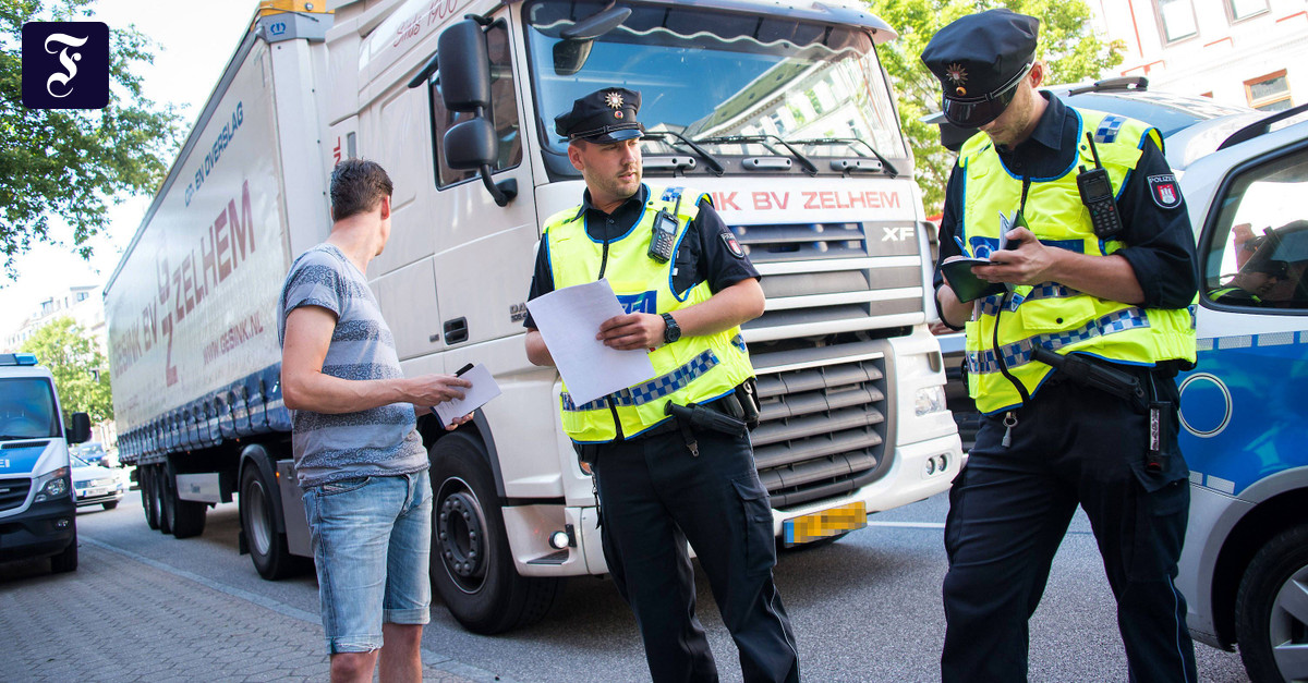 Hamburger Polizei kontrolliert DieselFahrverbote