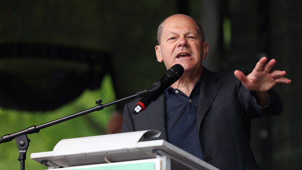 Der Kanzler als amerikanischer Serienheld Der Kanzler als amerikanischer Serienheld