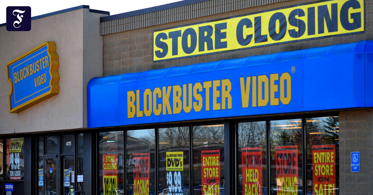 Medienwandel Letzte BlockbusterVideotheken schließen Unternehmen FAZ