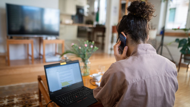 Immer noch ein Viertel der Arbeitnehmer im Homeoffice Immer noch ein Viertel der Arbeitnehmer im Homeoffice
