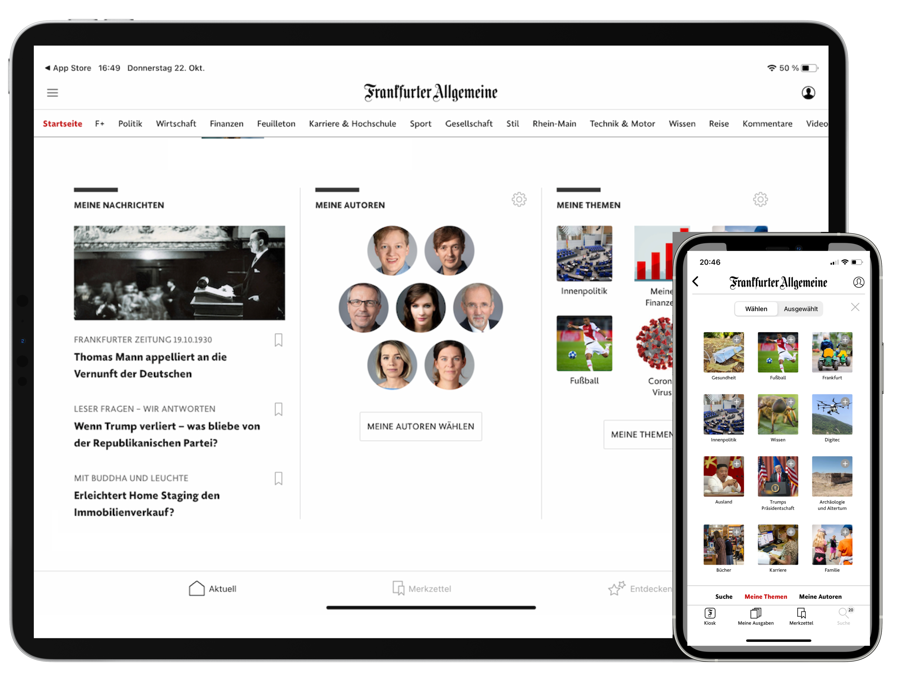 F.A.Z. baut Personalisierungsfunktionen aus