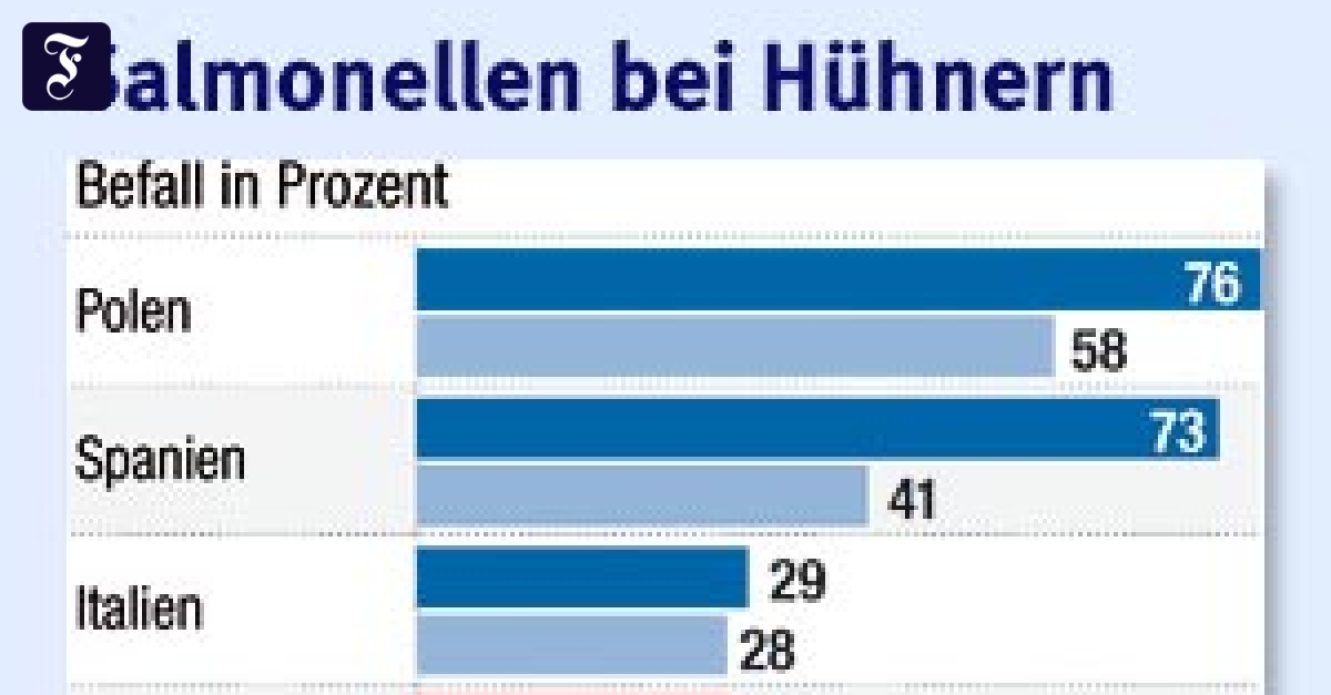 Salmonellen: Erreger im Apfelschnee
