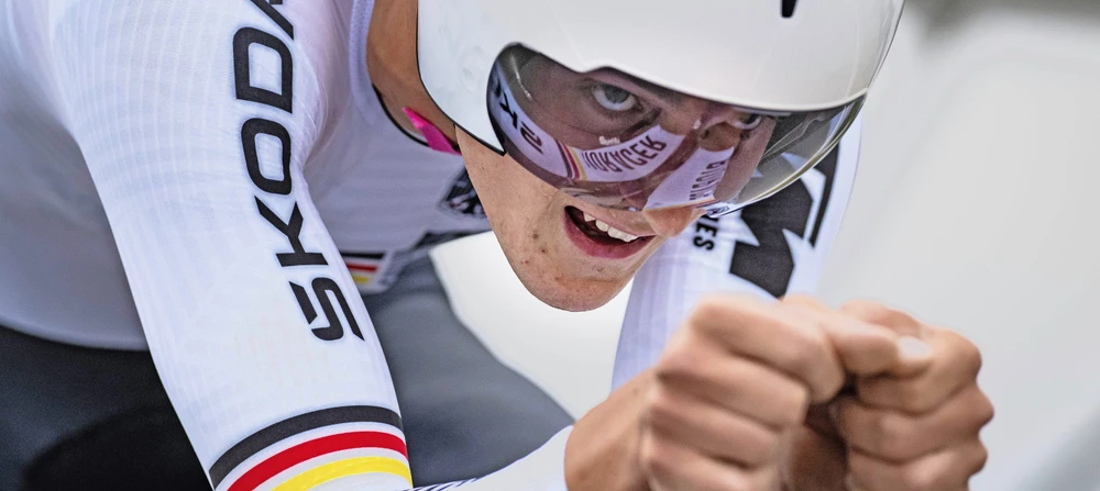 Niklas Behrens in a cycling race