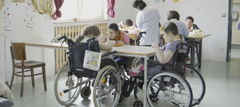 Children of Krywyj Rih evacuated to Augsburg