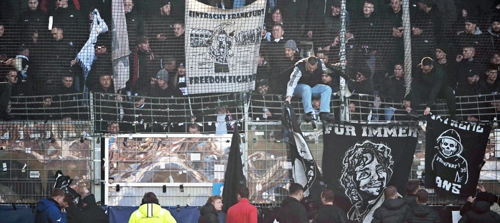 Eintracht Frankfurt Ultras Display