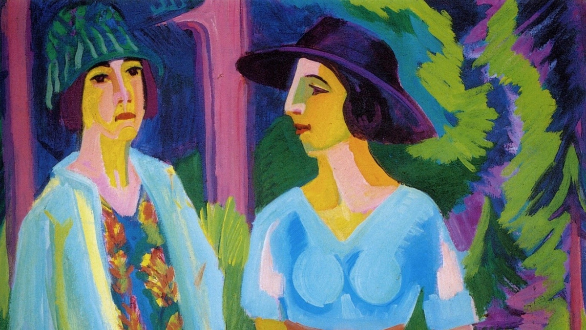 Bei Samuelis Baumgarte: Ernst Ludwig Kirchners Bild „Zwei Damen im Wald“ von 1924 kostet 2,9 Millionen Euro. - Samuelis Baumgarte Galerie