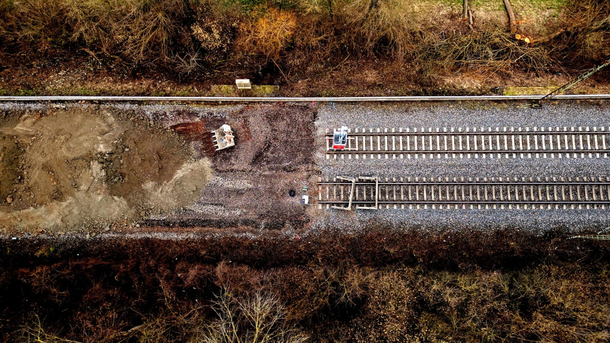 In Zukunft wird alles besser: Der Neubau von Schienen soll die Bahn beschleunigen. - Marcus Kaufhold