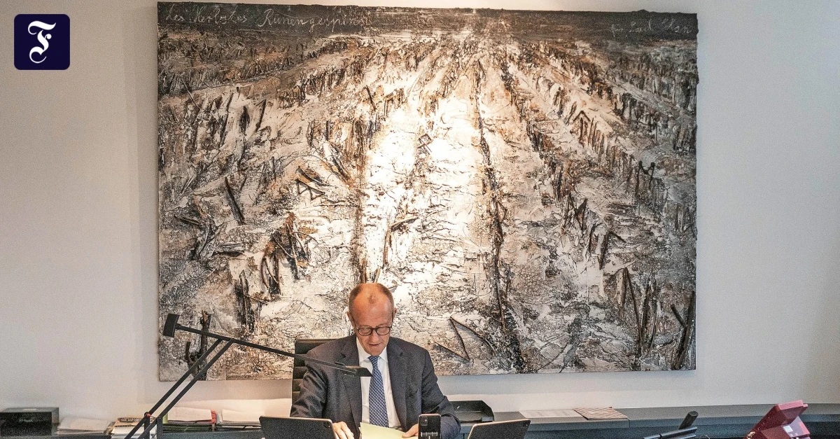 Leihgabe-im-Regierungszimmer-Wie-kommt-das-Anselm-Kiefer-Bild-ins-Kanzler-B-ro-