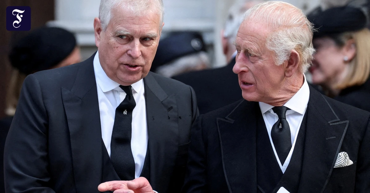 Epstein-Missbrauchsskandal: König Charles III. will Andrew seine royalen Titel entziehen