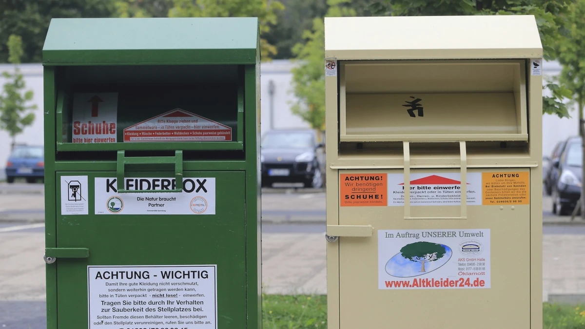Für immer mehr Anbieter lohnt sich das Geschäft mit Altkleidercontainern nicht mehr. - Picture Alliance