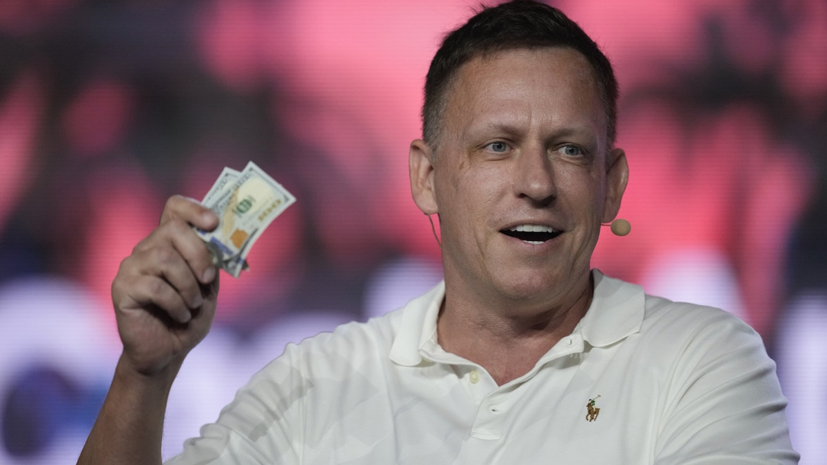 Schließt Weltgeschichte mit Heilsgeschichte kurz: Peter Thiel - Picture Alliance