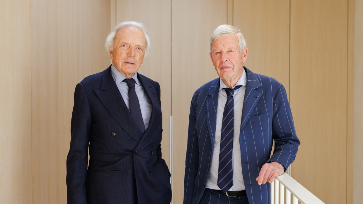Die Vermögensverwalter Édouard Carmignac, 78, (links) und Jens Ehrhardt, 83 - Thomas Dashuber