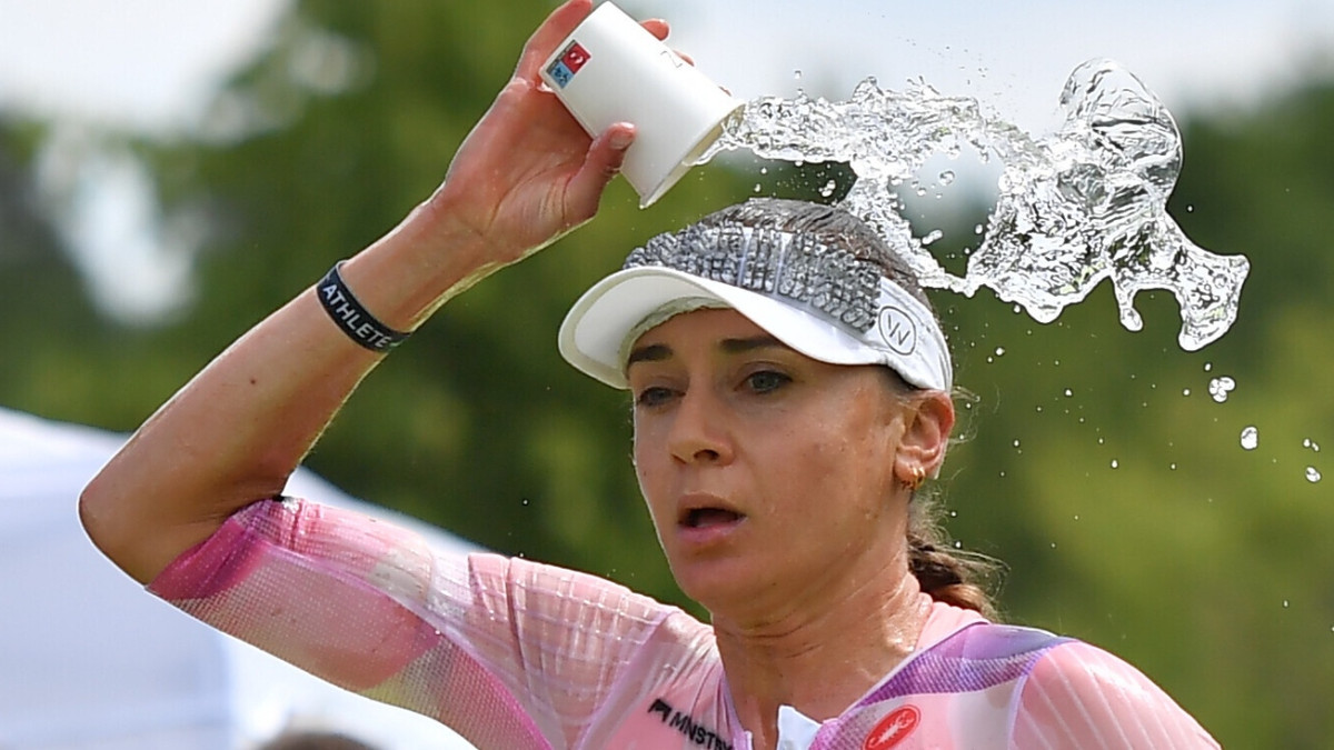 Es wird heiß: Laura Philipp verteidigt ihren WM-Titel, den sie in Nizza gewann, in diesem Jahr im Ironman-Mekka auf Hawaii. - picture alliance / Sportfoto Zink / Oliver Gold