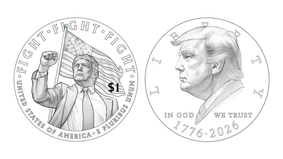 250. Geburtstag der USA: Donald Trump drängt auf die 1-Dollar-Münze