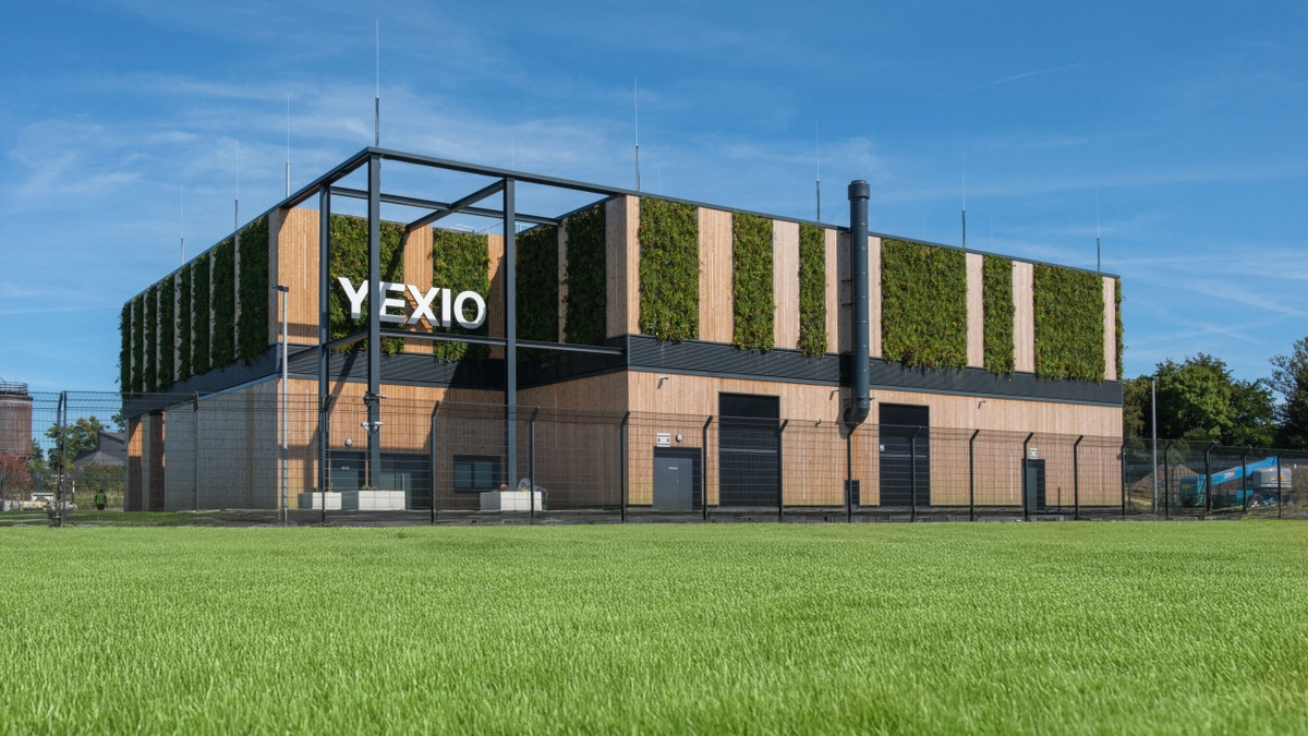Grünes Gebäude: Das neue Rechenzentrum des Hochtief-Unternehmens Yexio in Heiligenhaus bei Düsseldorf. - Hochtief