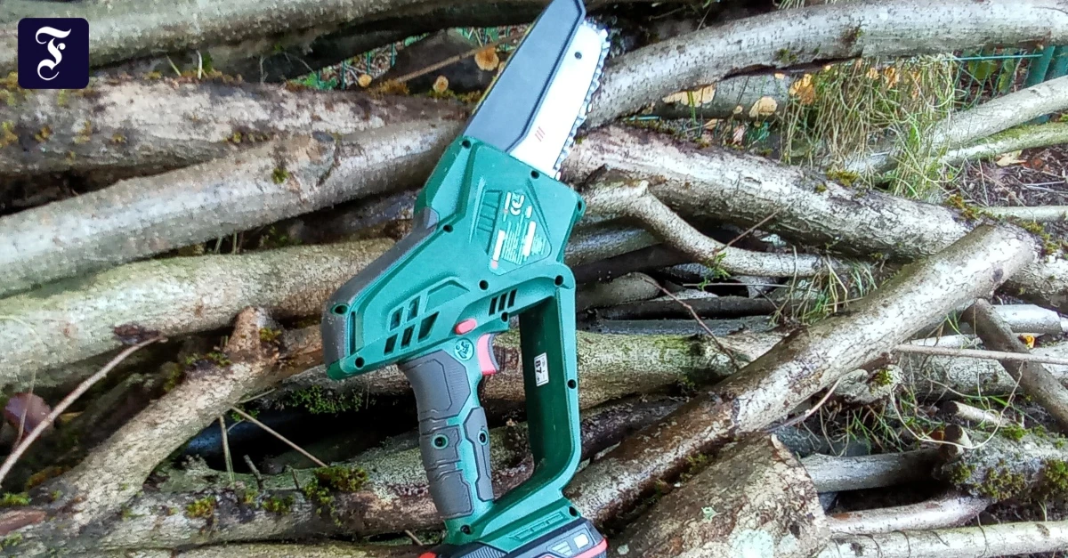 Mini-Kettensägen im Test: Lustvoll herumholzen