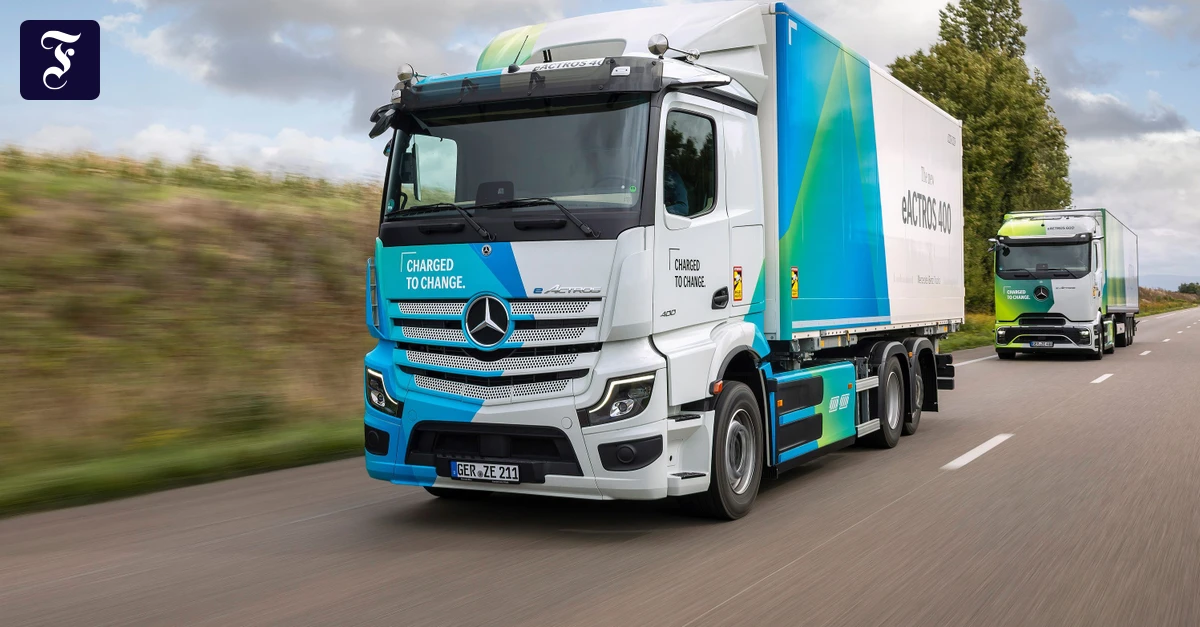 メルセデス・ベンツの E-Actros-400: 兄貴に続く
