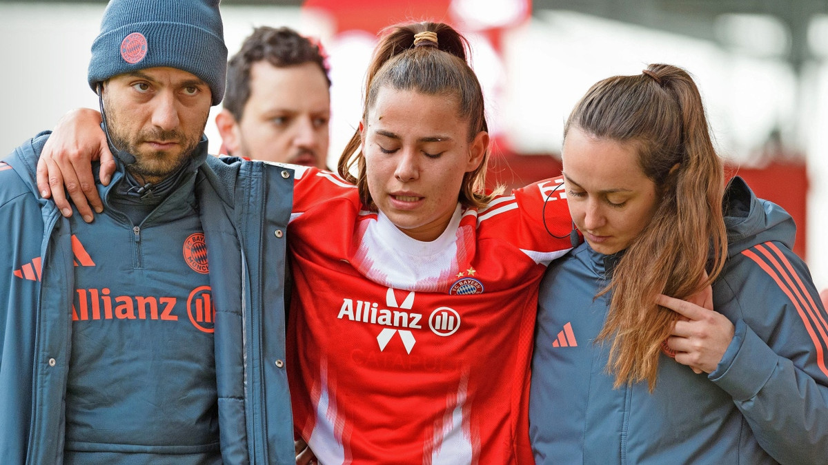 Diagnose Kreuzbandriss: Lena Oberdorf hat es schon zum zweiten Mal erwischt. - picture alliance / ZUMAPRESS.com