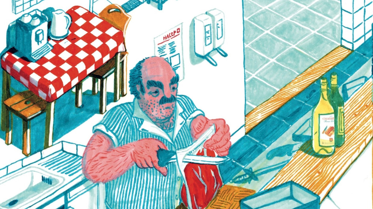 Comic zum Thema Fleisch: Vegetarische Verlustanzeige