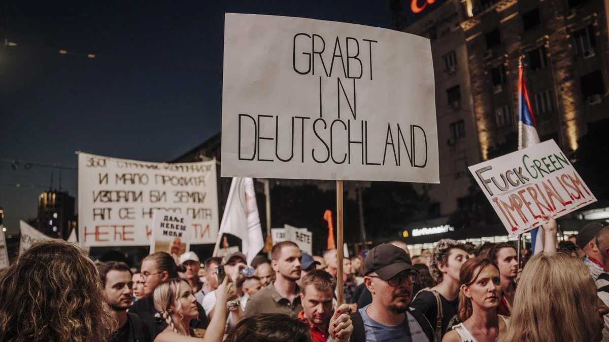 Protest gegen Abbau: Niemand will in Serbien mehr nach Lithium graben