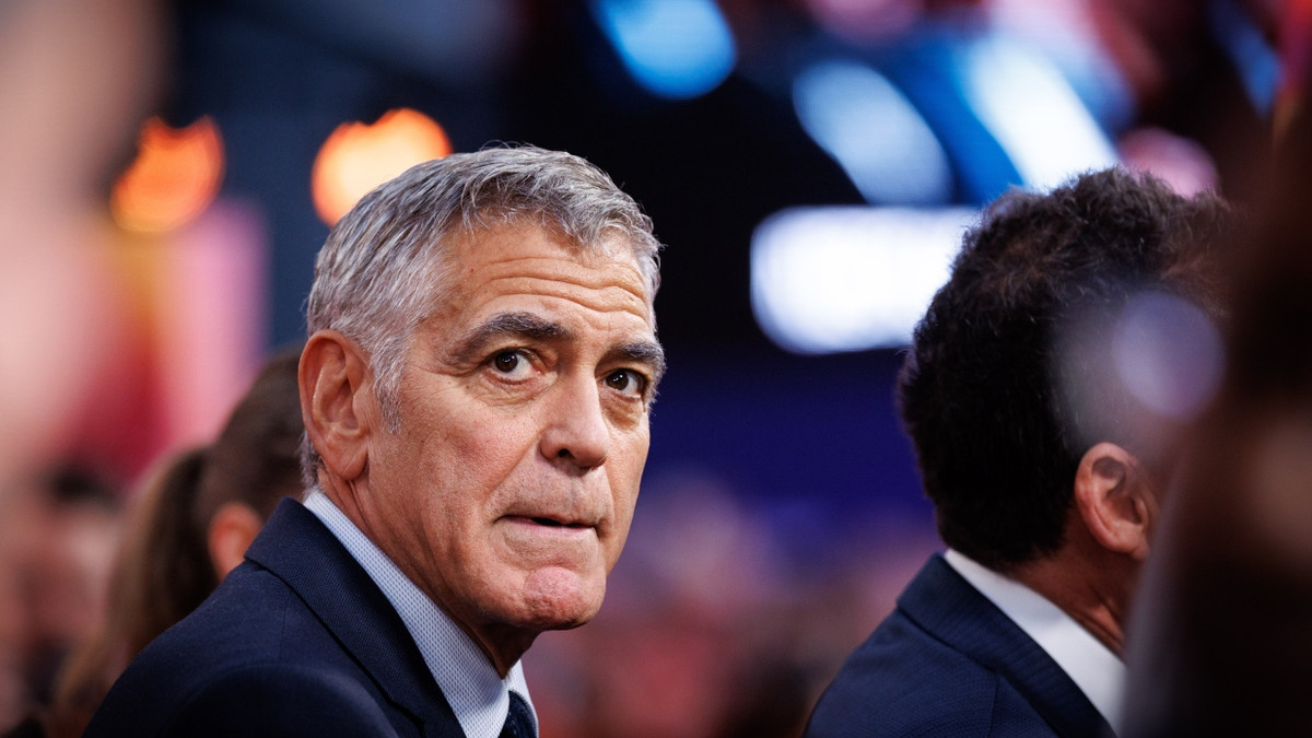 George Clooney in London - EPA
