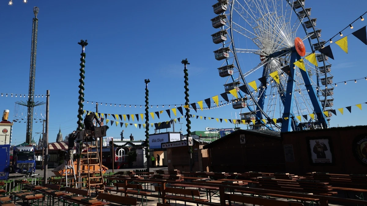 Das 190. Oktoberfest beginnt an diesem Samstag. - EPA