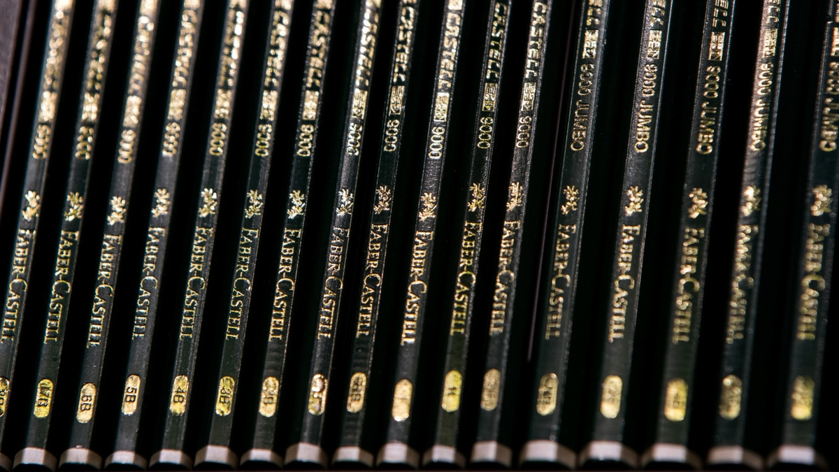 Die Traditionsfirma Faber-Castell stellt jährlich 2,3 Milliarden Bleistifte her: Ein Klassiker des fränkischen Schreibwarenherstellers. - picture alliance/dpa