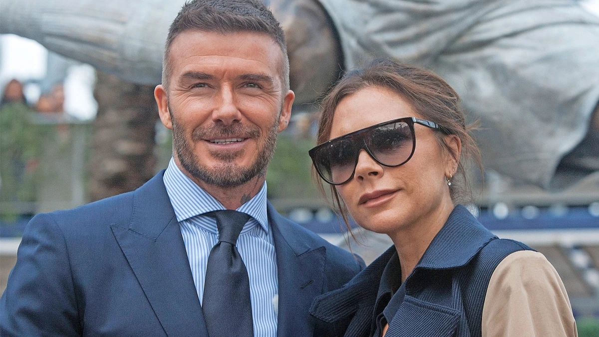 Sie kann auch Sandwiches machen: Victoria und David Beckham - dpa