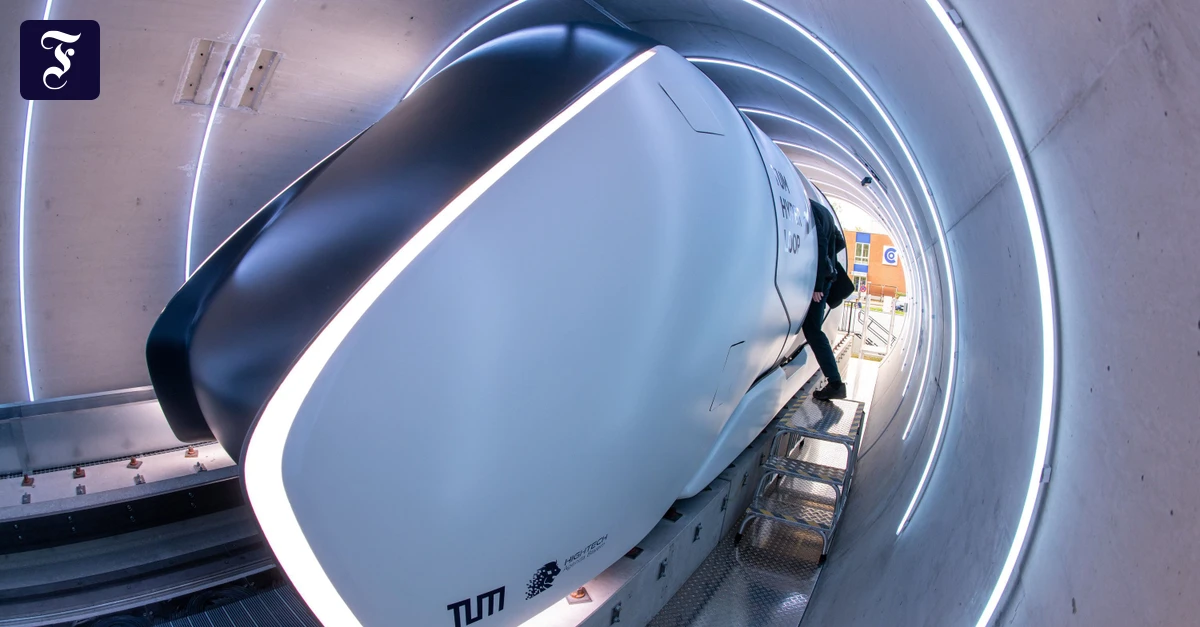Hyperloop-Teststrecke: In 40 Minuten von München nach Berlin | FAZ