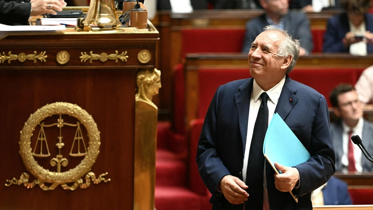 Vertrauensabstimmung: François Bayrou am Montag in der Nationalversammlung - AFP
