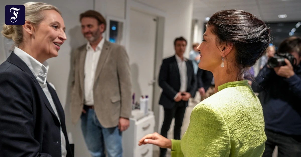 BSW schlägt gegenüber der AfD neue Töne an: Was sie eint und was sie trennt  | FAZ