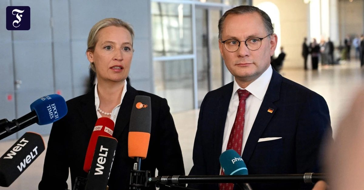 Scheitern von Friedrich Merz im ersten Wahlgang: AfD fordert Neuwahlen | FAZ
