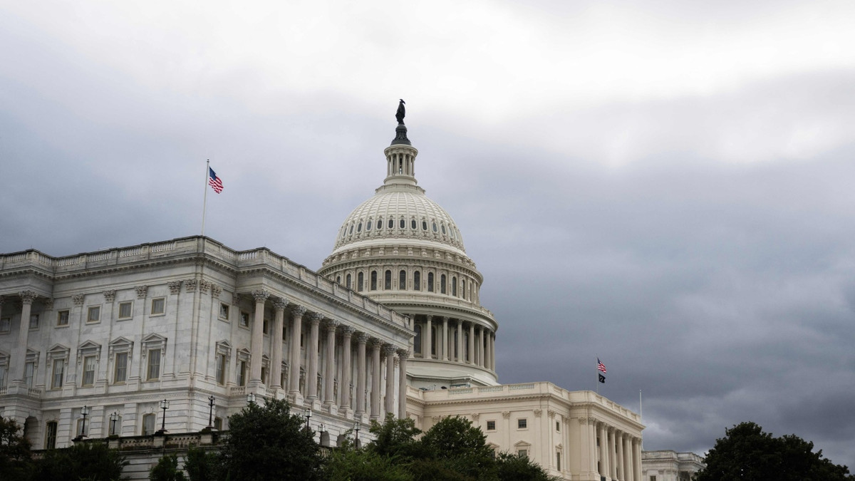 Das US-Kapitol in Washington am achten Tag des „Shutdowns“ der Regierung - AFP