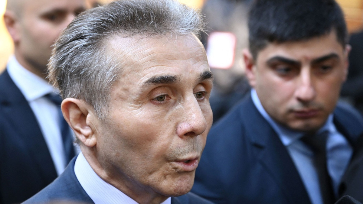 Räumt seine Gegner aus dem Weg: Der Gründer der Regierungspartei Georgischer Traum, Bidsina Iwanischwili, am 4. Oktober in Tiflis - AFP