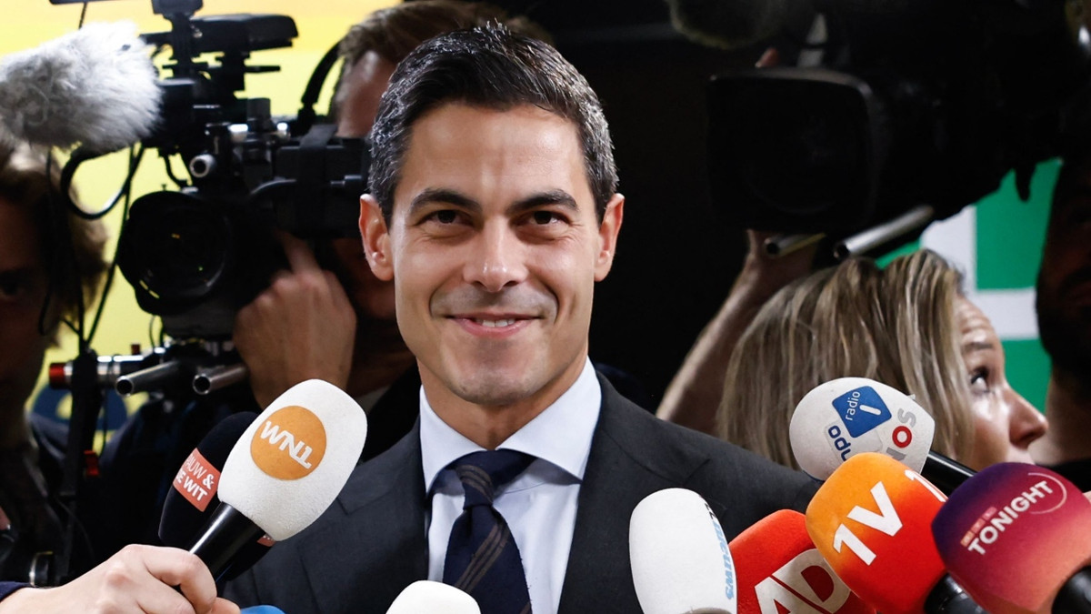 Der 38 Jahre alte Jetten hat beste Aussichten, der jüngste Regierungschef in der Geschichte der Niederlande zu werden. - AFP